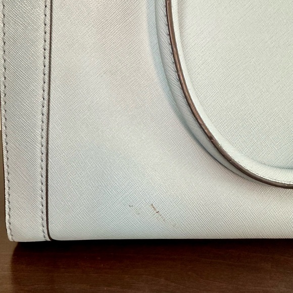 Michael Kors Saffiano Leather Dillon Handbag in Powder Blue - Picture 4 of 10